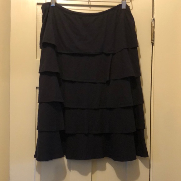 Hill Skirts Hill Tiered Skirt Size L Poshmark